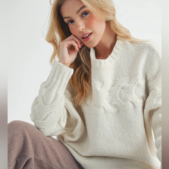 Elaine Sweater by AEIMI + CO in White - Picture 9 of 10